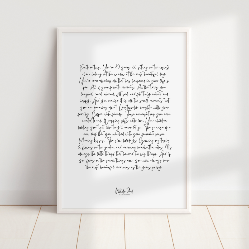 'Picture this' script style digital printable - Lisa Buscomb