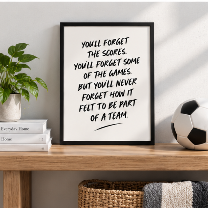 'Part of a Team' Print