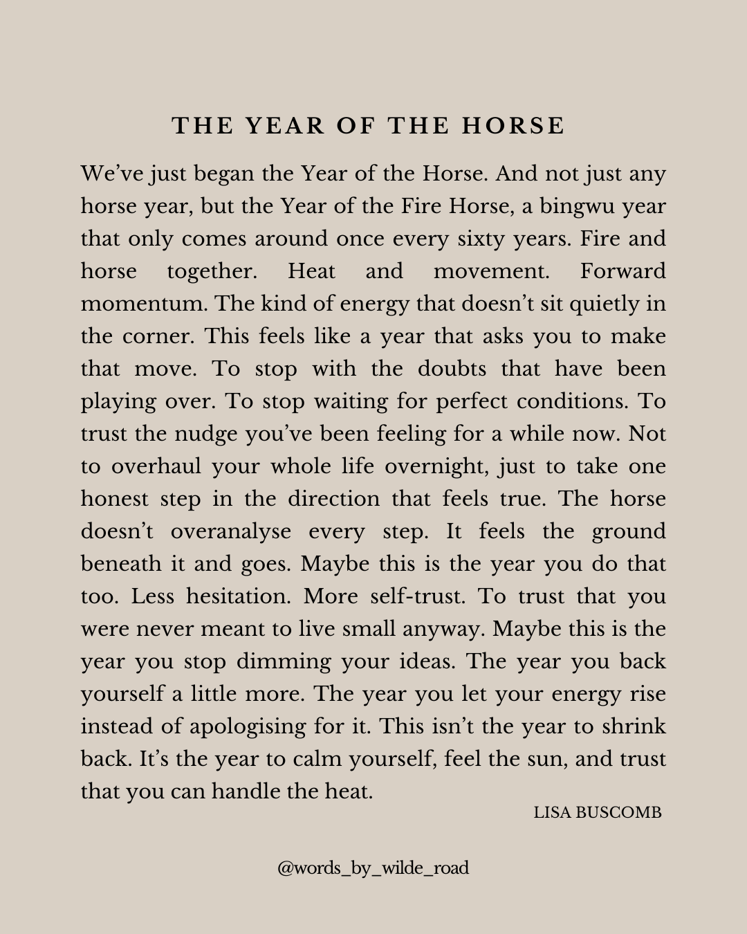 'Year of the Horse' digital printable