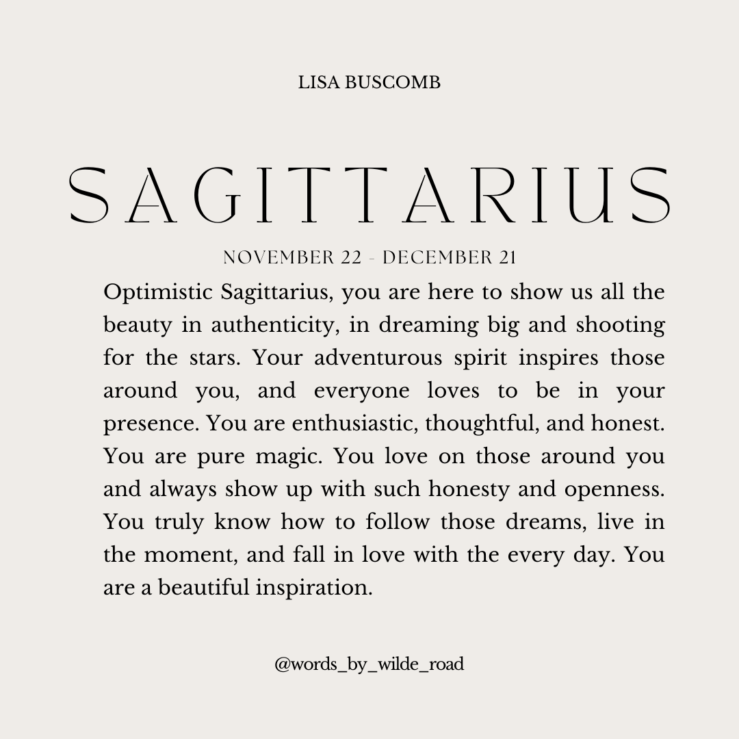 'Sagittarius' The Zodiac Collection digital printable - Lisa Buscomb