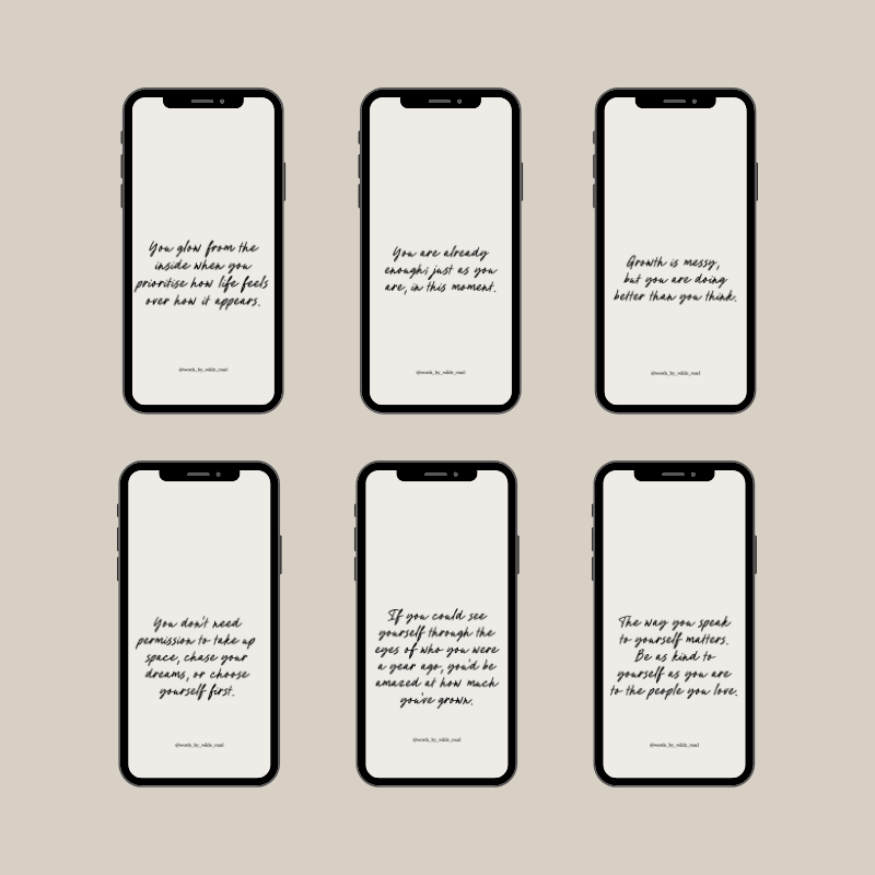 10 Phone Wallpapers on Self-Love