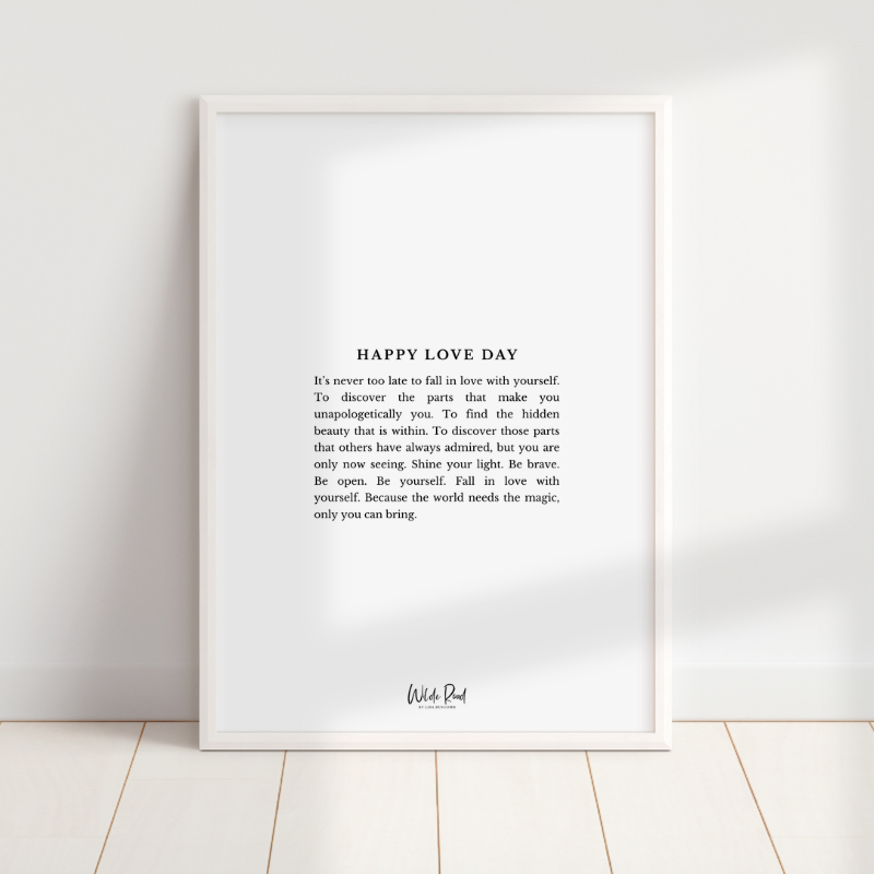'Happy Love Day' digital printable