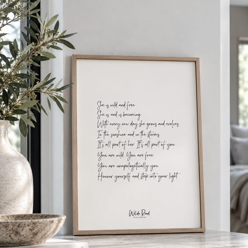 'Wild & Free' Print