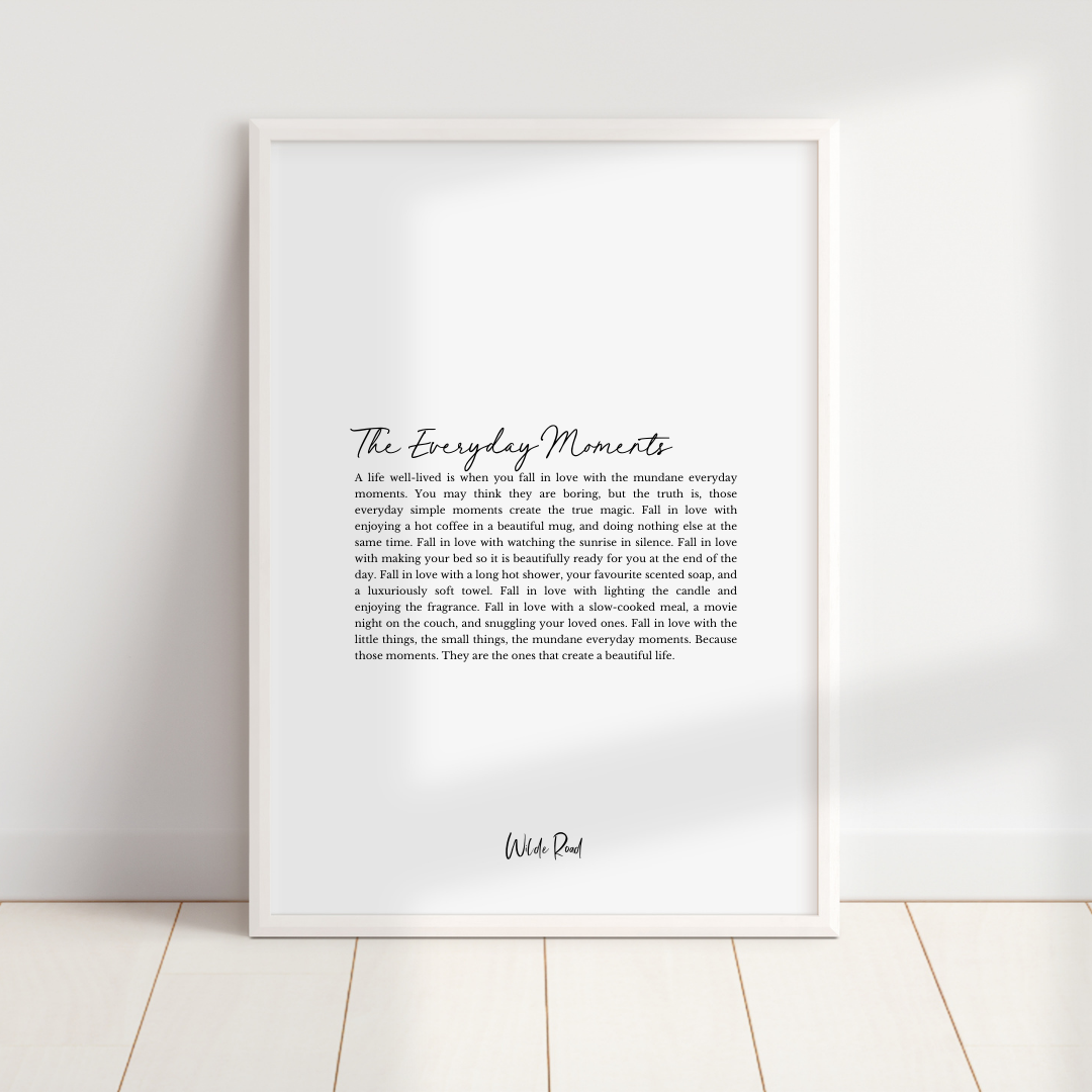 'The Everyday Moments' digital printable - Lisa Buscomb