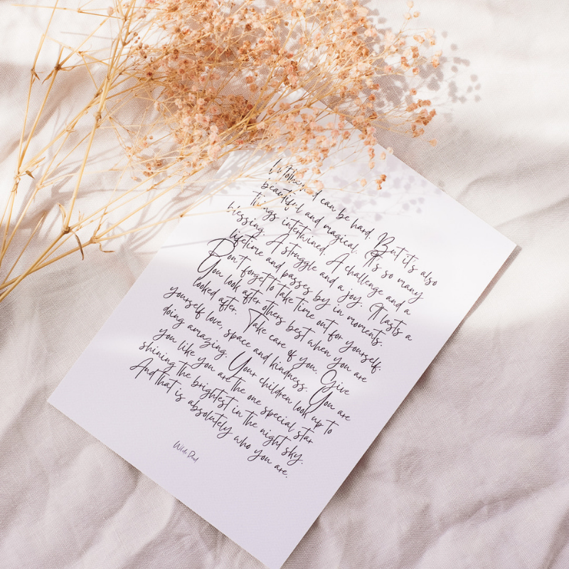 'Motherhood' digital printable - Lisa Buscomb
