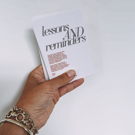Lessons & Reminders Card Set - Lisa Buscomb 