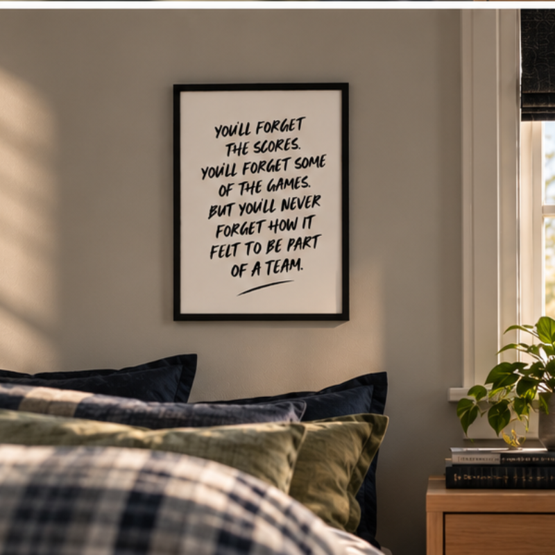 'Part of a Team' Print