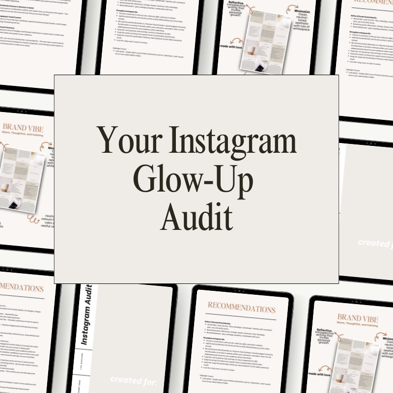 GlowUp Instagram AUDIT