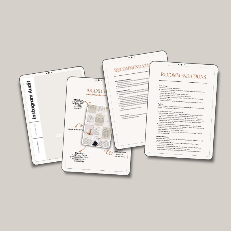 GlowUp Instagram AUDIT