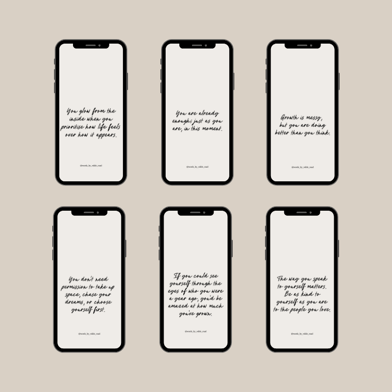 10 Phone Wallpapers on Self-Love