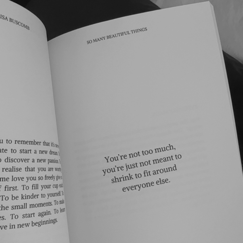 So Many Beautiful Things by Lisa Buscomb