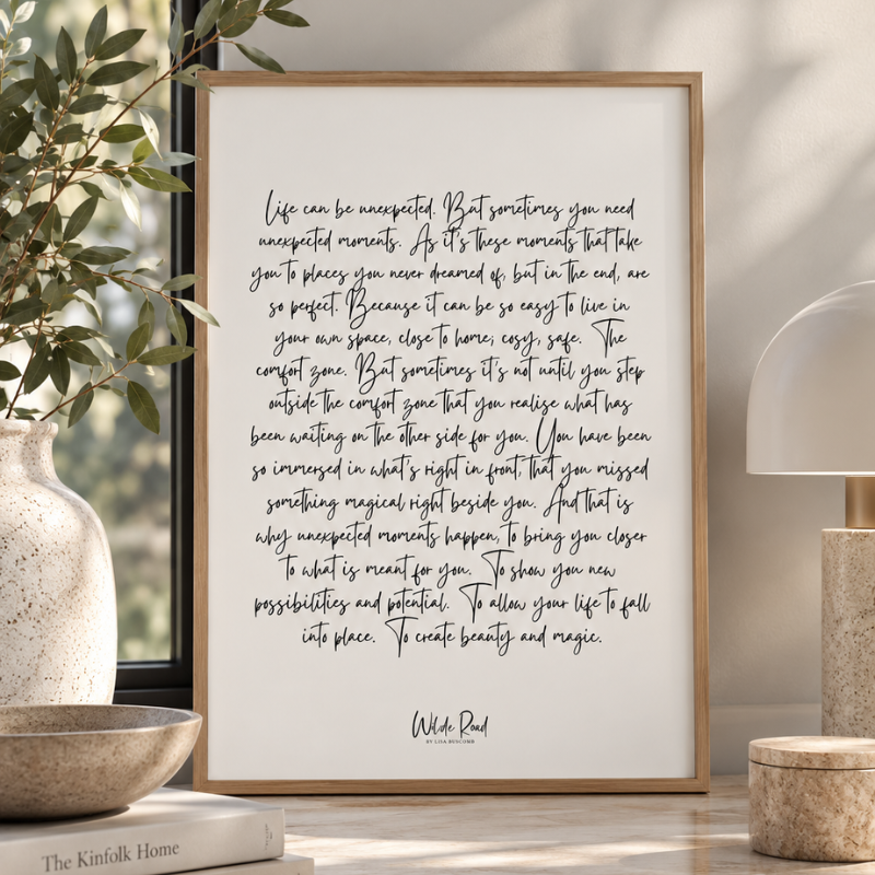 'Unexpected' Print