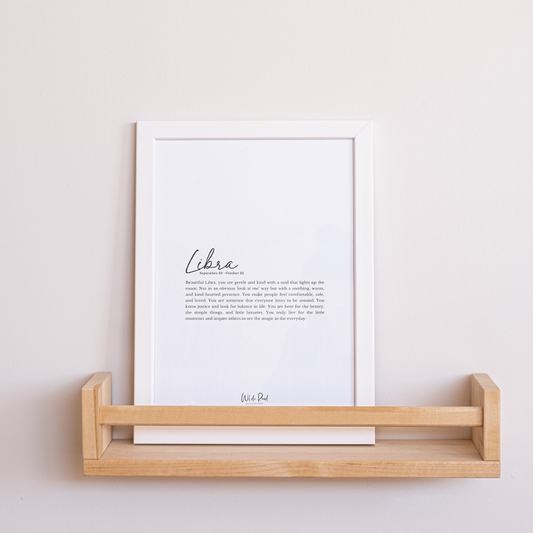 'Libra' The Zodiac Collection digital printable - Lisa Buscomb 