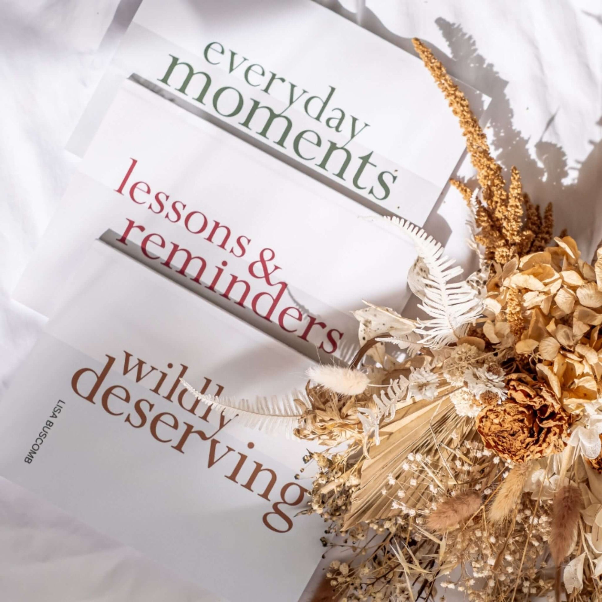 Motivational Book Bundle by Lisa Buscomb - Self-Love & Everyday Inspiration