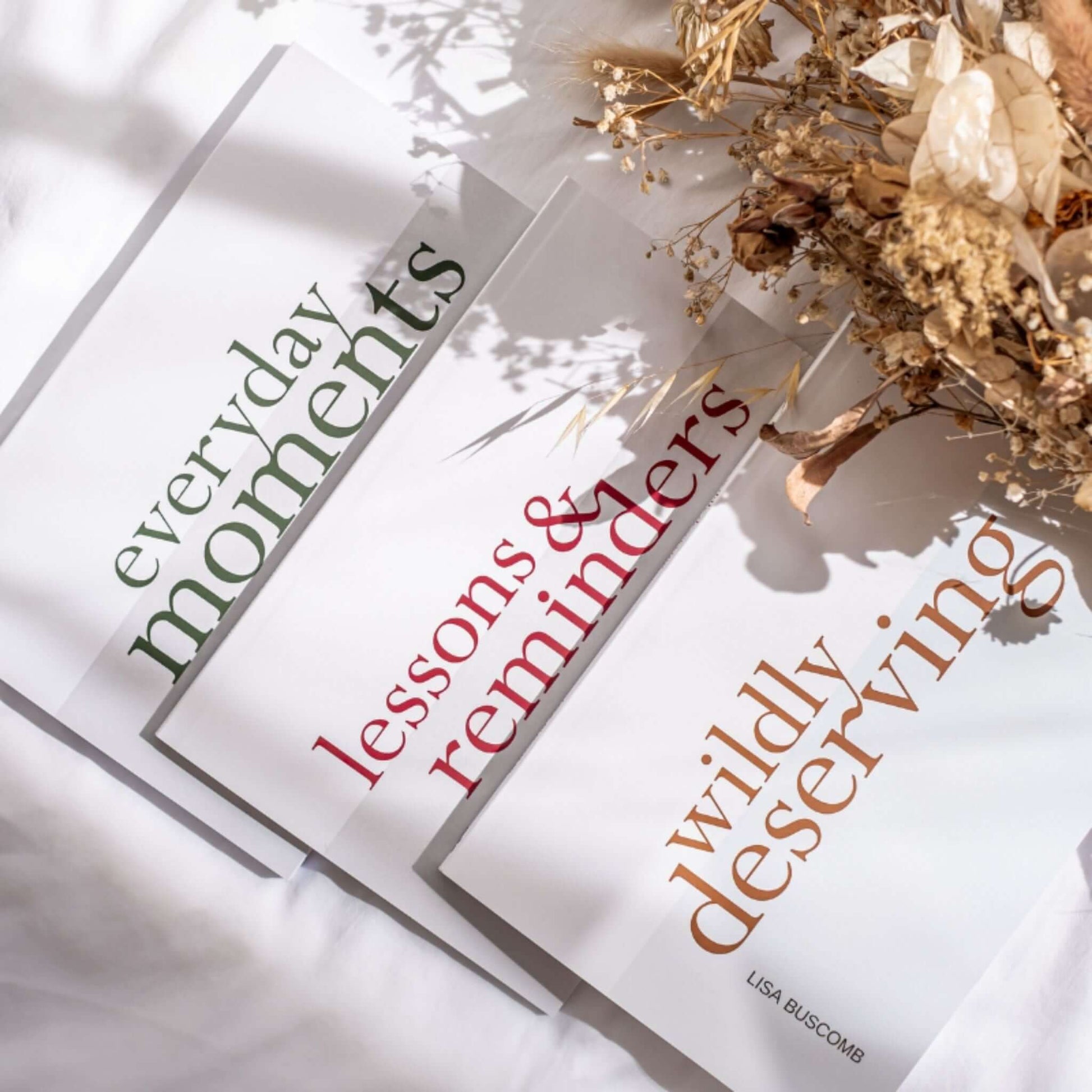 Self-Care Book Bundle by Lisa - Inspirational Quotes & Poetry Collection