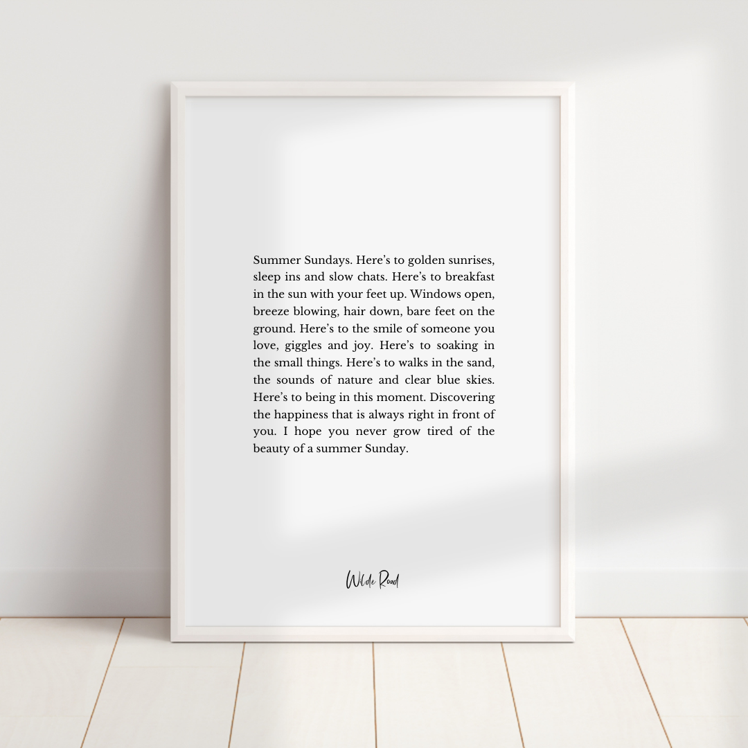 'Summer Sunday' Print - Lisa Buscomb 