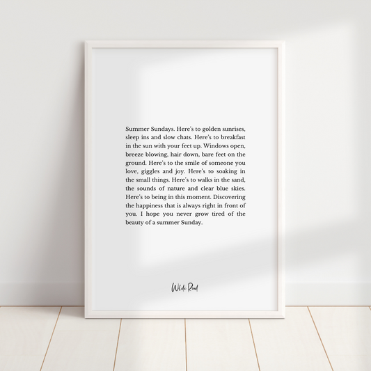 'Summer Sunday' Print - Lisa Buscomb 