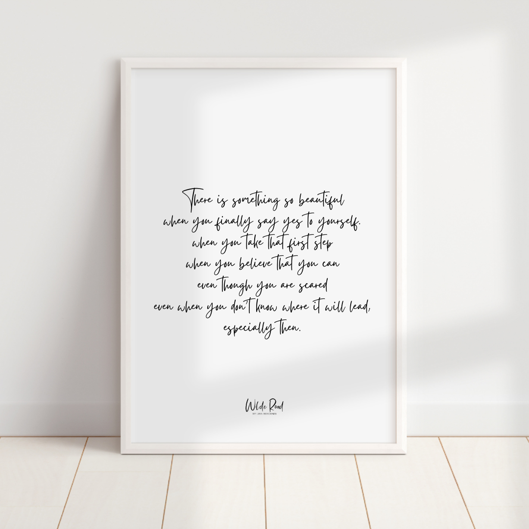 'Something so beautiful' digital printable - Lisa Buscomb 