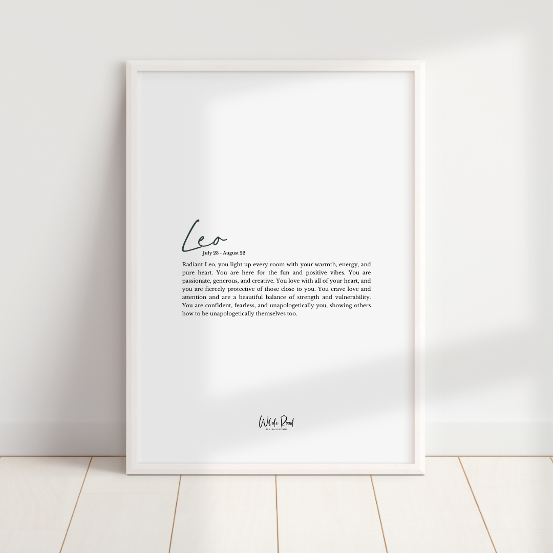 'Leo' The Zodiac Collection digital printable - Lisa Buscomb 
