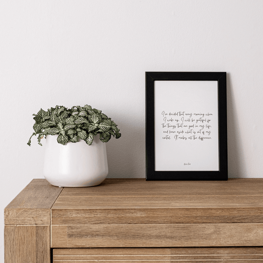 'I've decided' Print - Lisa Buscomb 