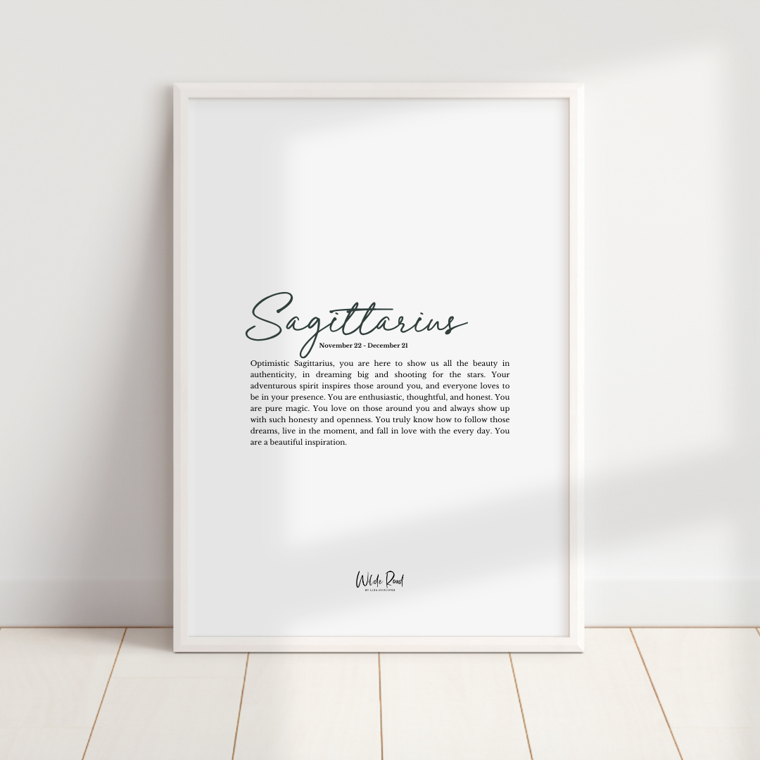 'Sagittarius' The Zodiac Collection digital printable - Lisa Buscomb 