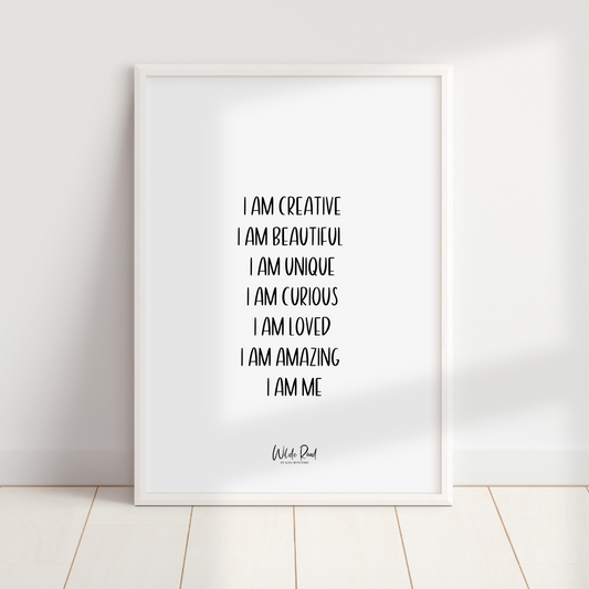 'I am Creative' digital printable - Lisa Buscomb 