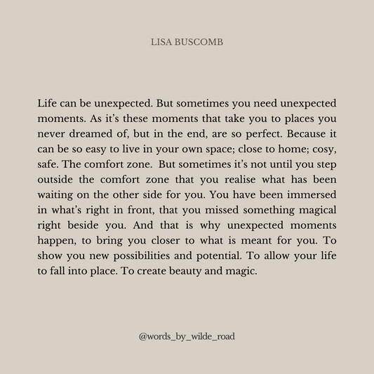 'An Unexpected Life' digital printable - Lisa Buscomb 