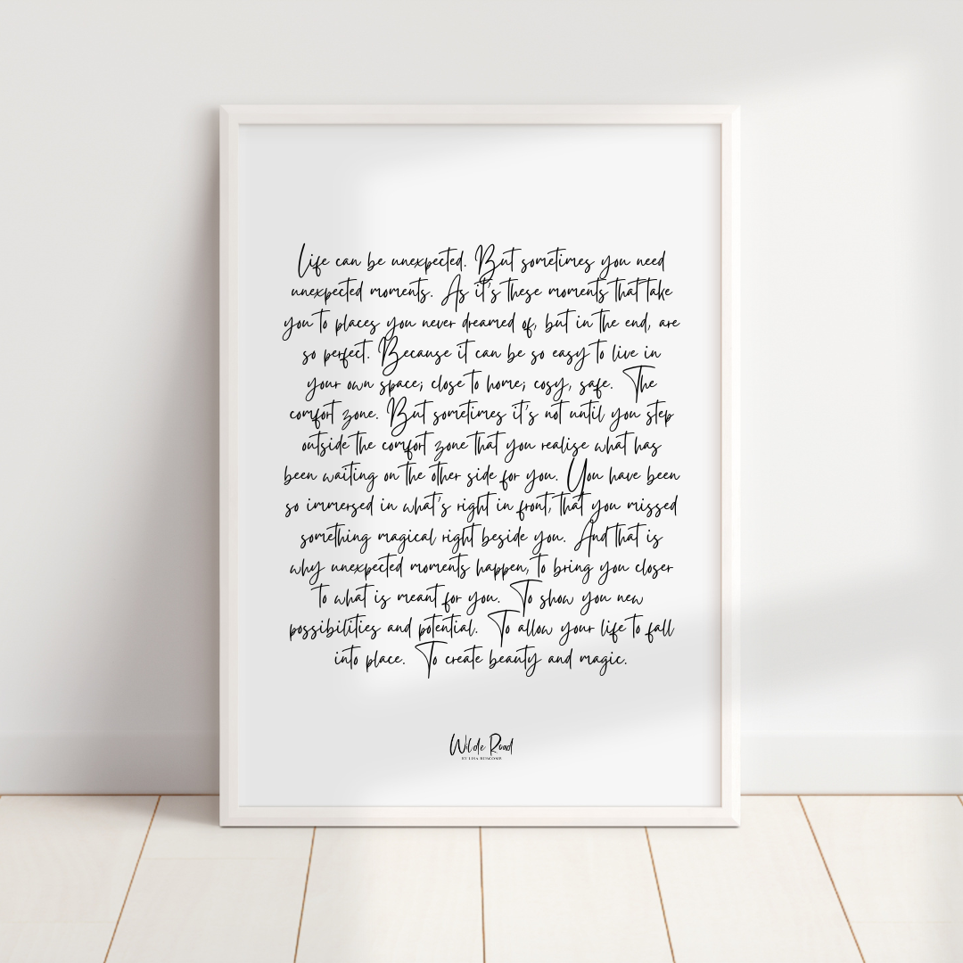 'Unexpected' Print - Lisa Buscomb 