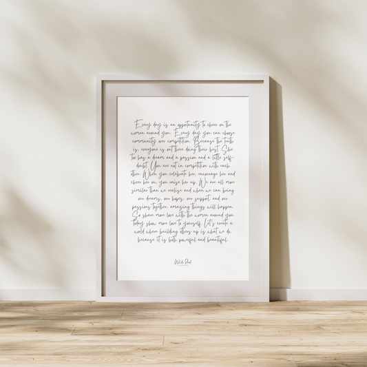 International Women's Day digital printable - Lisa Buscomb 