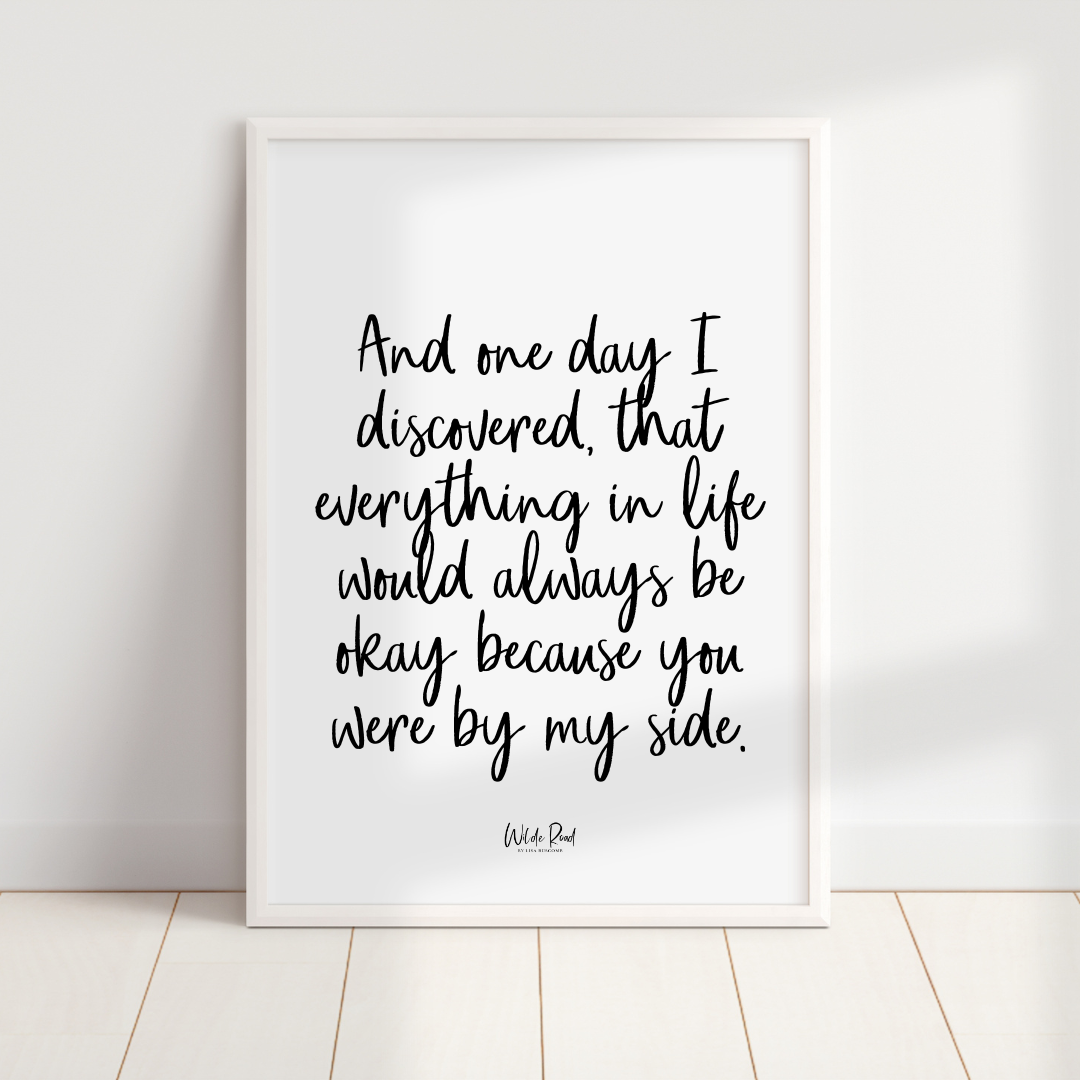 'By My Side' digital printable - Lisa Buscomb 