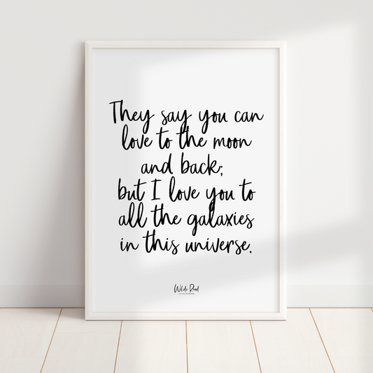 'Moon and Back' digital printable - Lisa Buscomb 