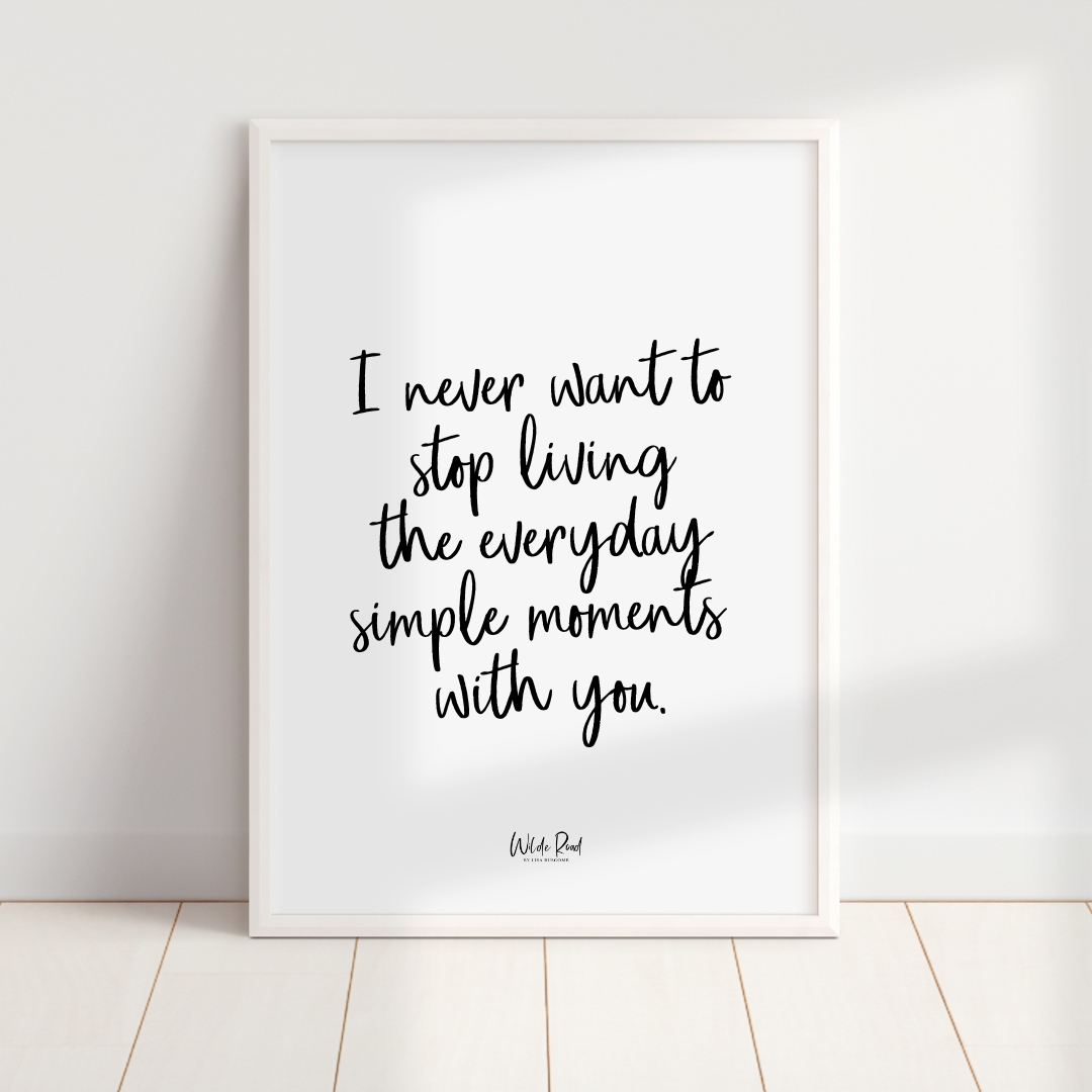 'With You' digital printable - Lisa Buscomb 