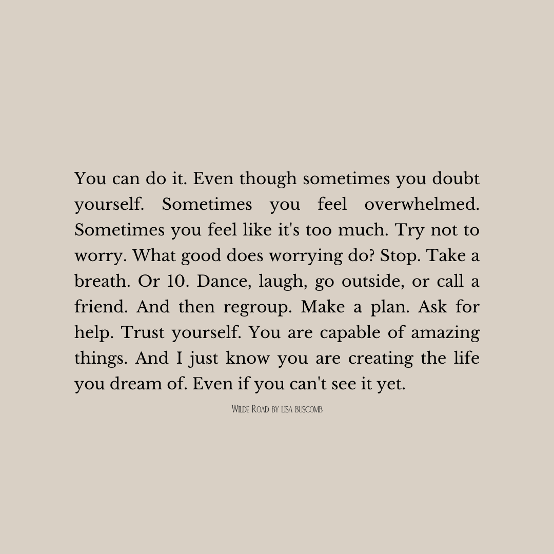 'You can do it' Print - Lisa Buscomb 