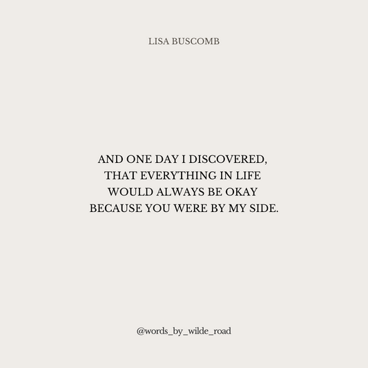 'By My Side' digital printable - Lisa Buscomb 